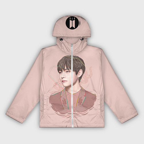 Женская ветровка Kim Taehyung / 3D-Белый – фото 1