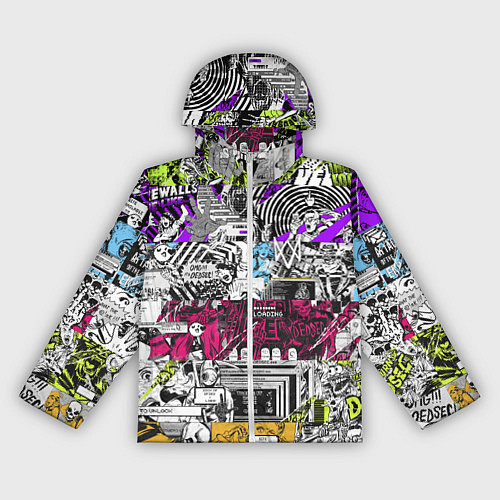 Женская ветровка Watch Dogs: Pattern / 3D-Белый – фото 1