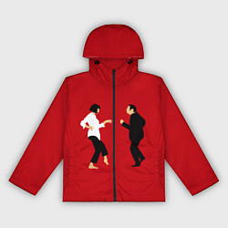 Ветровка с капюшоном женская Криминальное чтиво, цвет: 3D-черный