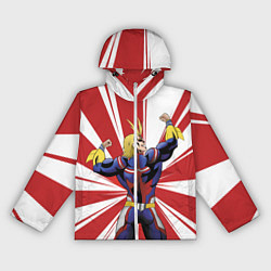 Ветровка с капюшоном женская Всемогущий, цвет: 3D-белый