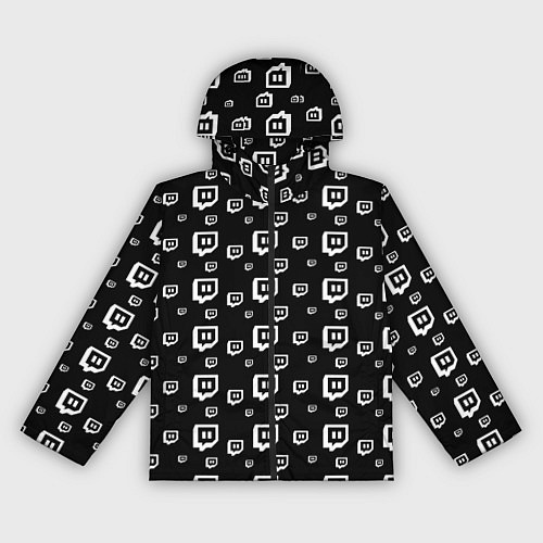 Женская ветровка Twitch: Black Pattern / 3D-Черный – фото 1