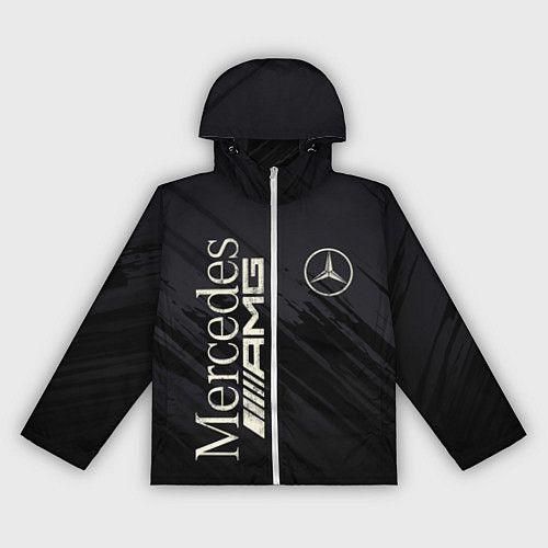 Женская ветровка Mercedes AMG: Black Edition / 3D-Белый – фото 1