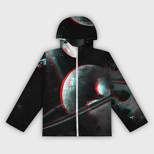 Женская ветровка Cosmos Glitch / 3D-Белый – фото 1