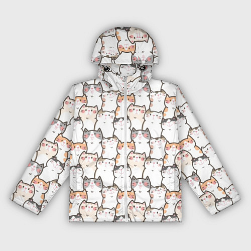 Женская ветровка Кошки котики коты / 3D-Белый – фото 1