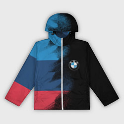 Ветровка с капюшоном женская BMW, цвет: 3D-белый