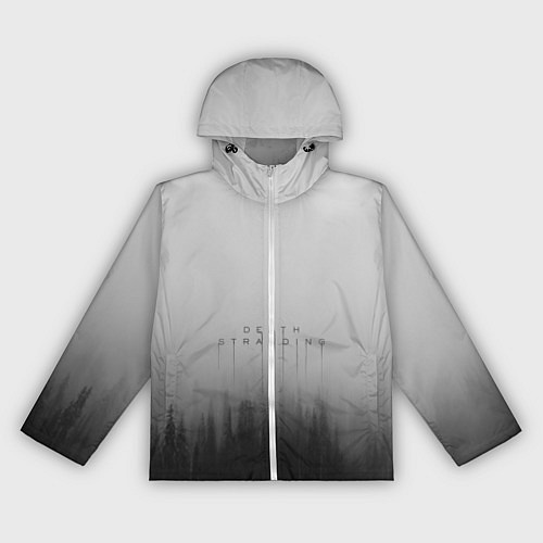 Женская ветровка Death Stranding Лес / 3D-Белый – фото 1