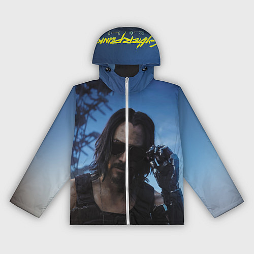 Женская ветровка Киану Ривз / 3D-Белый – фото 1