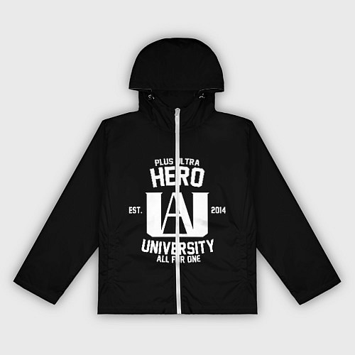 Женская ветровка My Hero Academia белый лого / 3D-Белый – фото 1