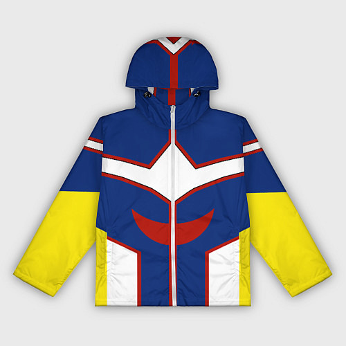 Женская ветровка ALL MIGHT MY HERO ACADEMIA MHA МОЯ ГЕРОЙСКАЯ АКАДЕ / 3D-Белый – фото 1