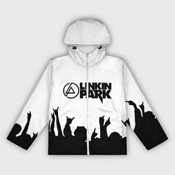 Ветровка с капюшоном женская LINKIN PARK, цвет: 3D-белый