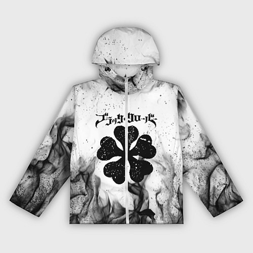 Женская ветровка ЧЁРНЫЙ КЛЕВЕР / 3D-Белый – фото 1