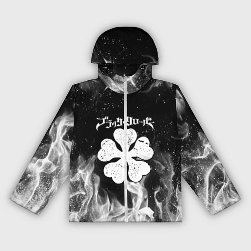 Женская ветровка ЧЁРНЫЙ КЛЕВЕР / 3D-Белый – фото 1