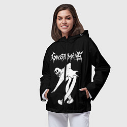 Ветровка с капюшоном женская GHOSTEMANE, цвет: 3D-черный — фото 2