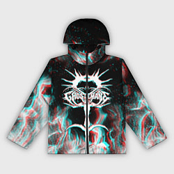 Ветровка с капюшоном женская GHOSTEMANE GLITCH, цвет: 3D-черный
