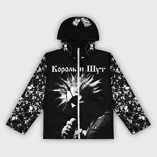 Женская ветровка Король и Шут Анархия спина / 3D-Белый – фото 1