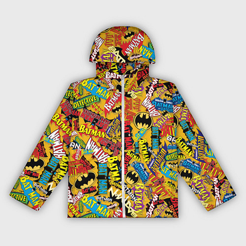 Женская ветровка Batman logos / 3D-Белый – фото 1