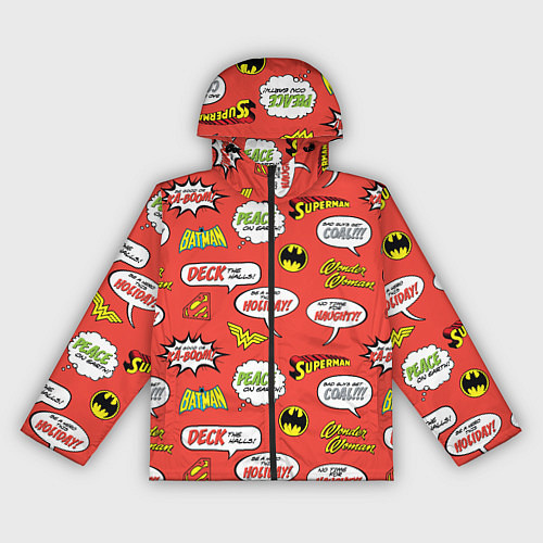 Женская ветровка DC comics logos / 3D-Черный – фото 1