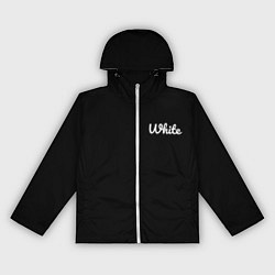 Ветровка с капюшоном женская Белыйwhite, цвет: 3D-белый