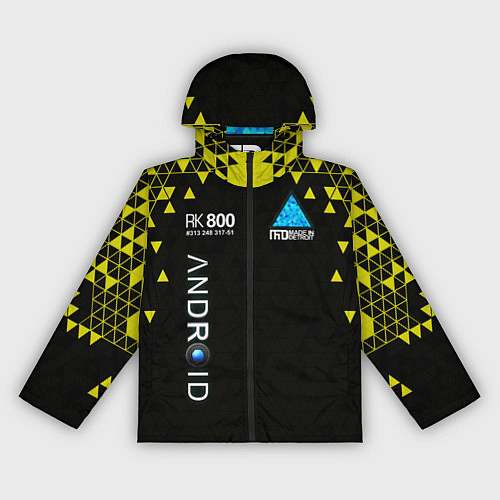 Женская ветровка DETROIT: BECOME HUMAN / 3D-Черный – фото 1