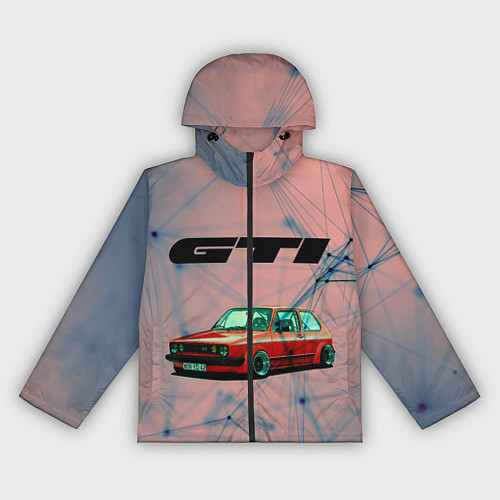 Женская ветровка Volkswagen / 3D-Черный – фото 1