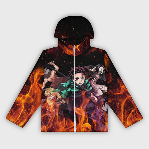 Женская ветровка KIMETSU NO YAIBA / 3D-Белый – фото 1