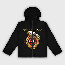 Ветровка с капюшоном женская Whitesnake, цвет: 3D-черный