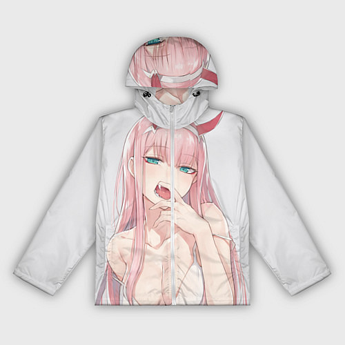 Женская ветровка Ahegao / 3D-Белый – фото 1