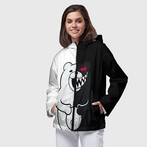 Женская ветровка MONOKUMA / 3D-Черный – фото 3