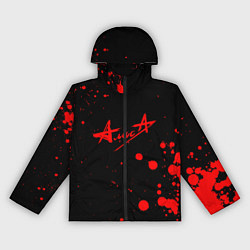 Ветровка с капюшоном женская АлисА, цвет: 3D-черный