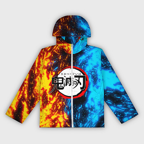Женская ветровка KIMETSU NO YAIBA / 3D-Белый – фото 1