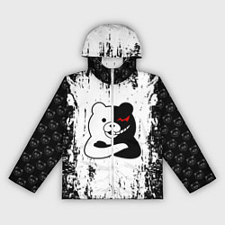 Ветровка с капюшоном женская MONOKUMA, цвет: 3D-белый