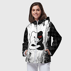 Ветровка с капюшоном женская MONOKUMA, цвет: 3D-белый — фото 2