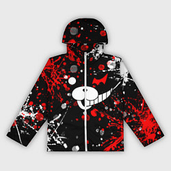 Ветровка с капюшоном женская MONOKUMA, цвет: 3D-белый