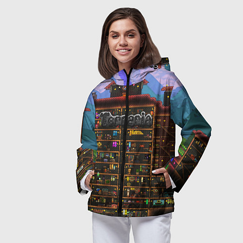 Женская ветровка TERRARIA / 3D-Черный – фото 3