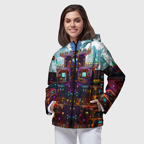 Женская ветровка Terraria / 3D-Черный – фото 3