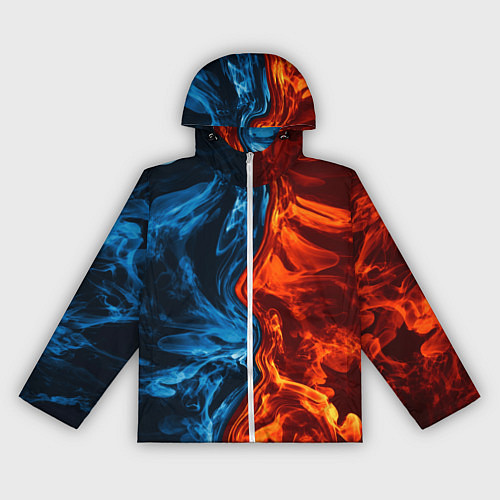 Женская ветровка Огонь и вода / 3D-Белый – фото 1