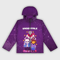 Ветровка с капюшоном женская UNDERTALE, цвет: 3D-черный