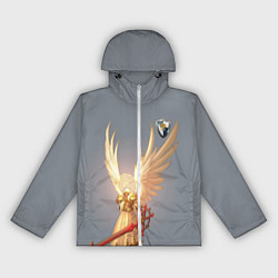 Ветровка с капюшоном женская Heroes of Might and Magic, цвет: 3D-белый