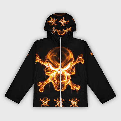 Женская ветровка Черепа / 3D-Белый – фото 1