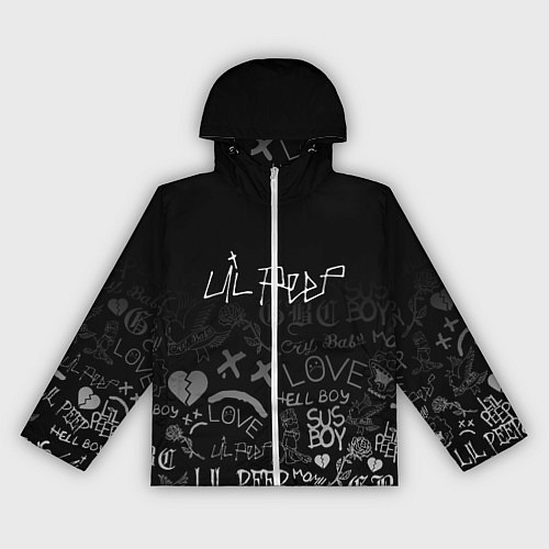 Женская ветровка LIL PEEP / 3D-Белый – фото 1