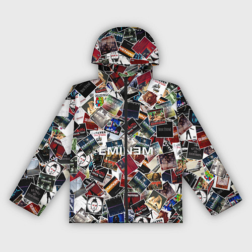 Женская ветровка Дискография EMINEM / 3D-Черный – фото 1
