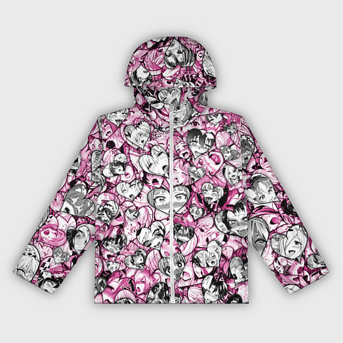 Женская ветровка Ahegao валентинки / 3D-Белый – фото 1