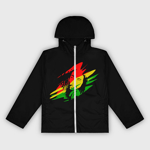 Женская ветровка Боб Марли / 3D-Белый – фото 1