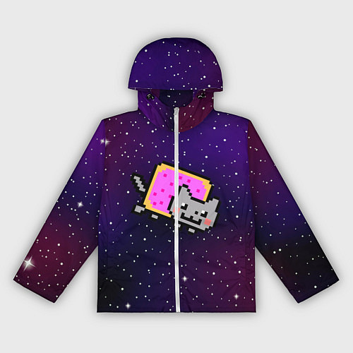 Женская ветровка Nyan Cat / 3D-Белый – фото 1