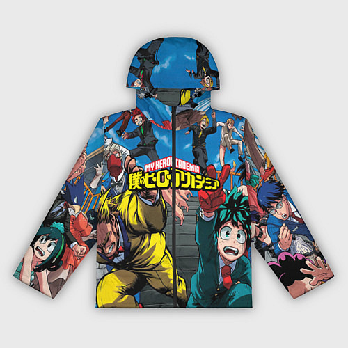 Женская ветровка My Hero Academia все герои / 3D-Черный – фото 1