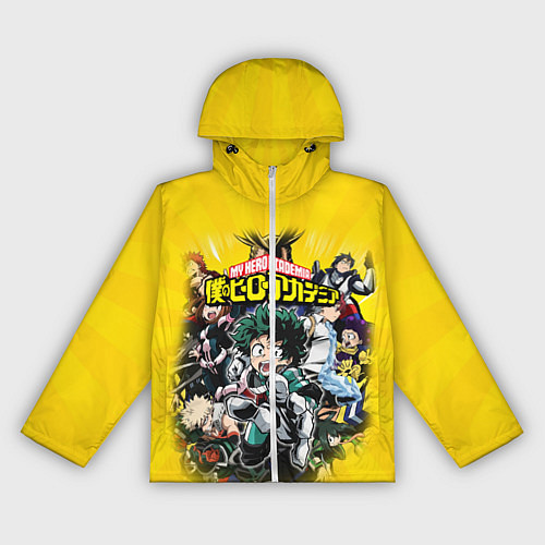 Женская ветровка MY HERO ACADEMIA группа героев / 3D-Белый – фото 1