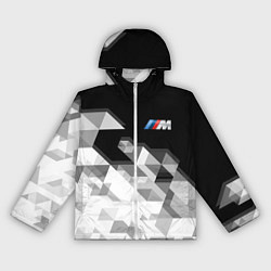 Ветровка с капюшоном женская BMW, цвет: 3D-белый