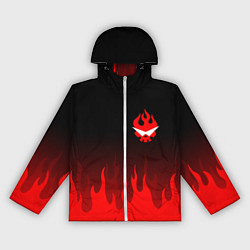 Ветровка с капюшоном женская GURREN LAGANN, цвет: 3D-белый