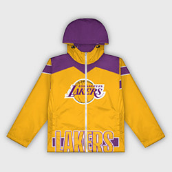 Ветровка с капюшоном женская Los Angeles Lakers, цвет: 3D-белый