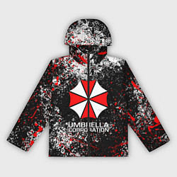 Ветровка с капюшоном женская UMBRELLA CORP, цвет: 3D-черный
